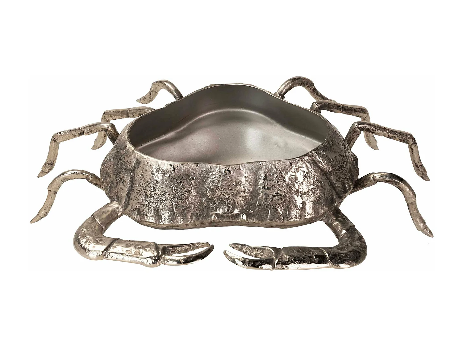 Champanera Cangrejo Aluminio Plateado 68x53x17 Cm