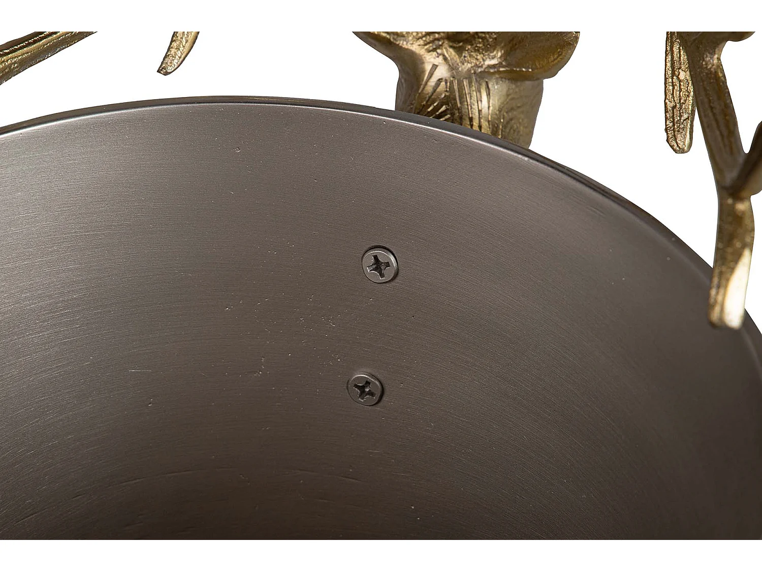 Champanera Ciervo Aluminio Dorado 50x24x30 Cm