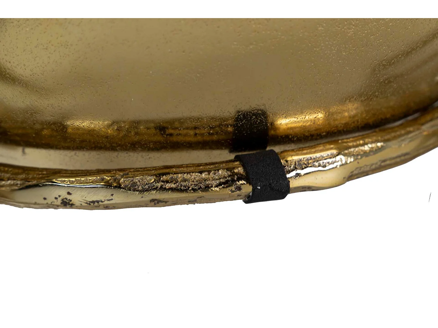 Cubitera Jirafa Aluminio Dorado 35x35x30 Cm