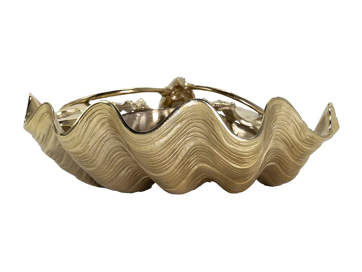 Champanera Langosta Aluminio Dorado 60x45x14 Cm