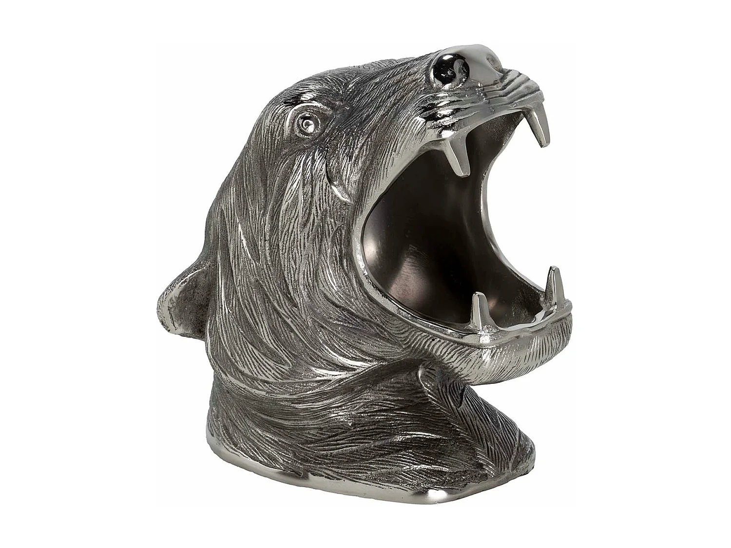 Champanera Tigre Aluminio Plateado 26x24x29 Cm