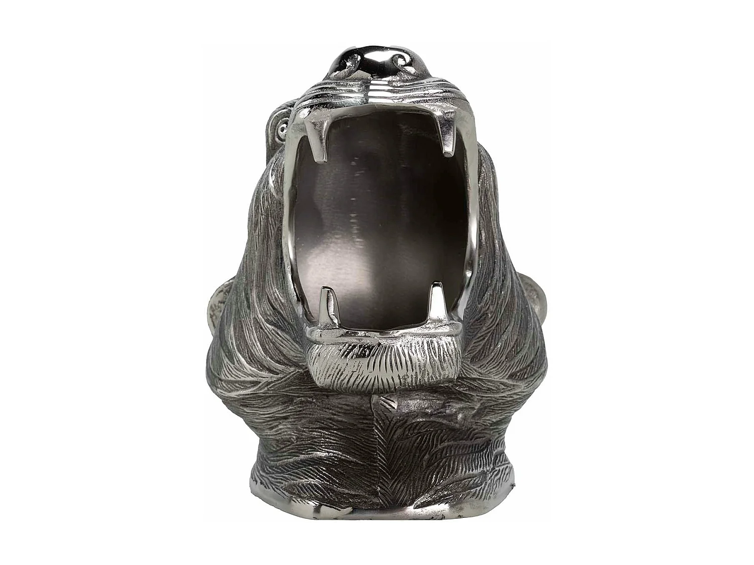 Champanera Tigre Aluminio Plateado 26x24x29 Cm