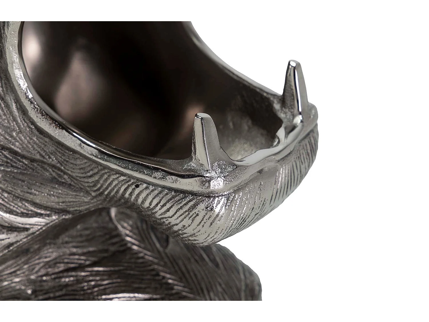 Champanera Tigre Aluminio Plateado 26x24x29 Cm