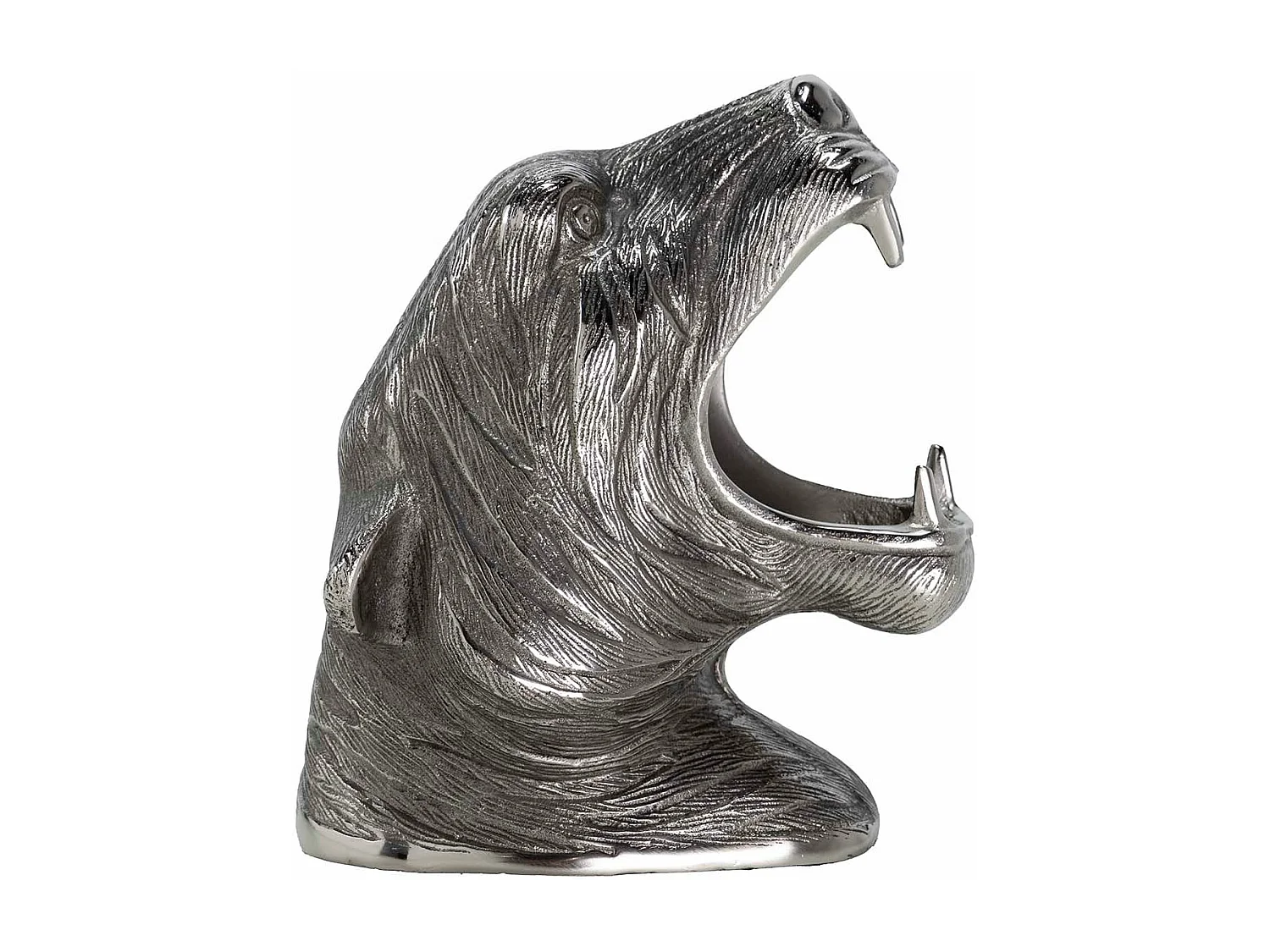 Champanera Tigre Aluminio Plateado 26x24x29 Cm