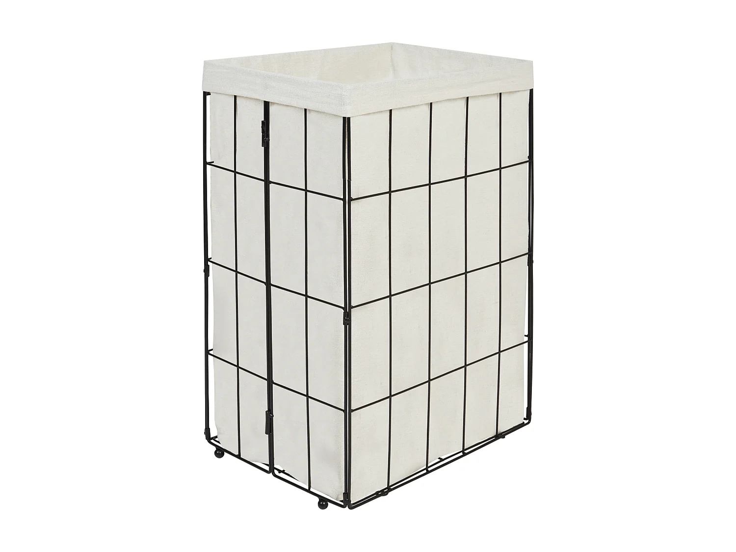 Aufbewahrungskorb MIRISSA Metall Schwarz