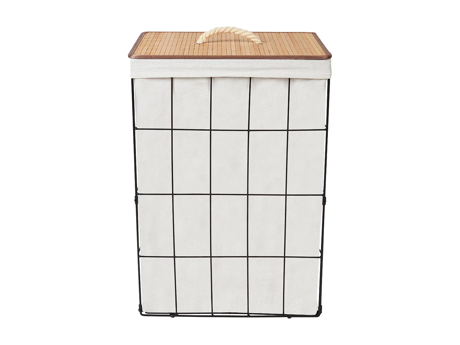 Aufbewahrungskorb MIRISSA Metall Schwarz