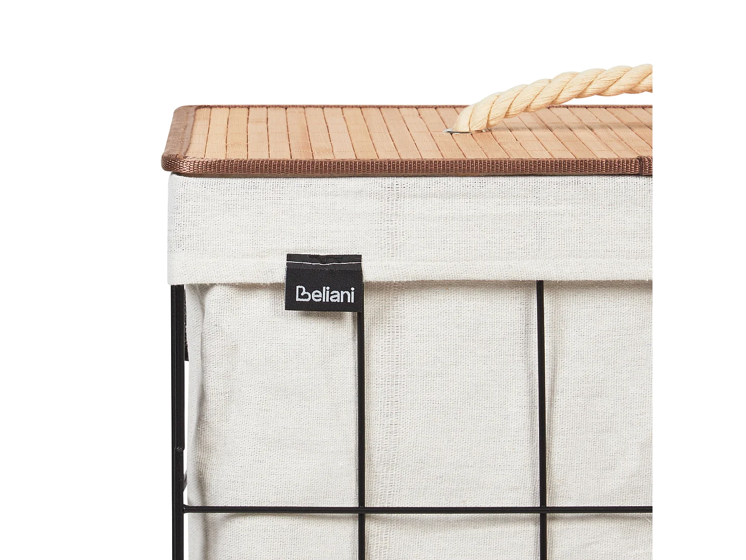 Aufbewahrungskorb MIRISSA Metall Schwarz