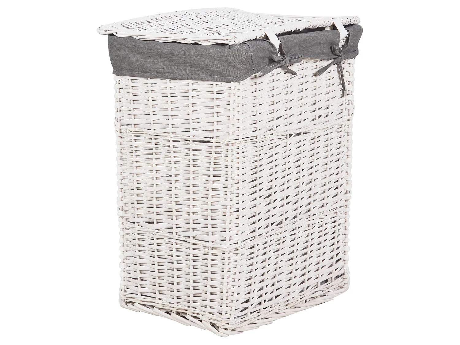 Aufbewahrungskorb 5er Set ELLA Holz Grau