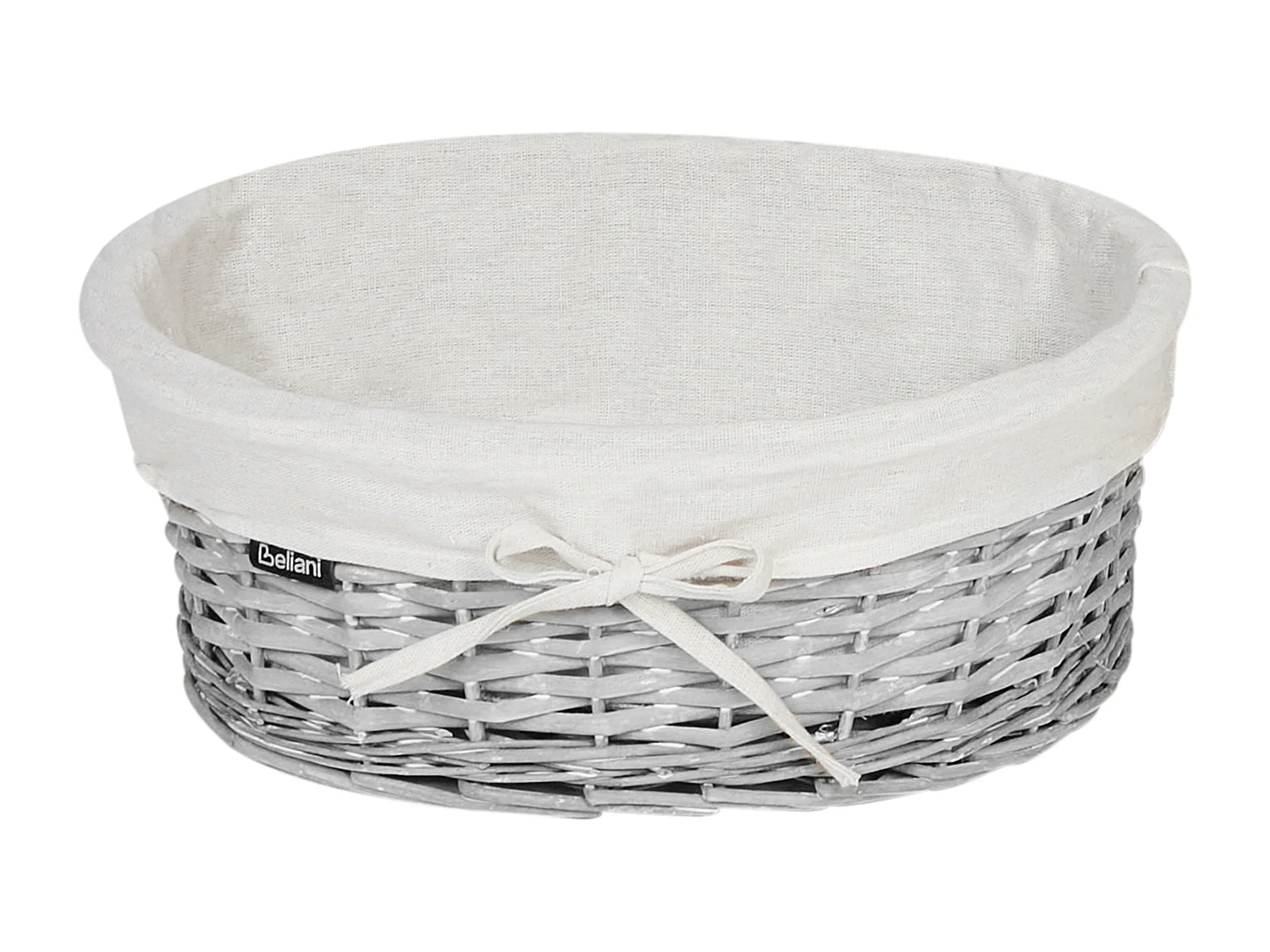 Lot de 5 paniers VAKARI Bois de saule Blanc 55/89 L