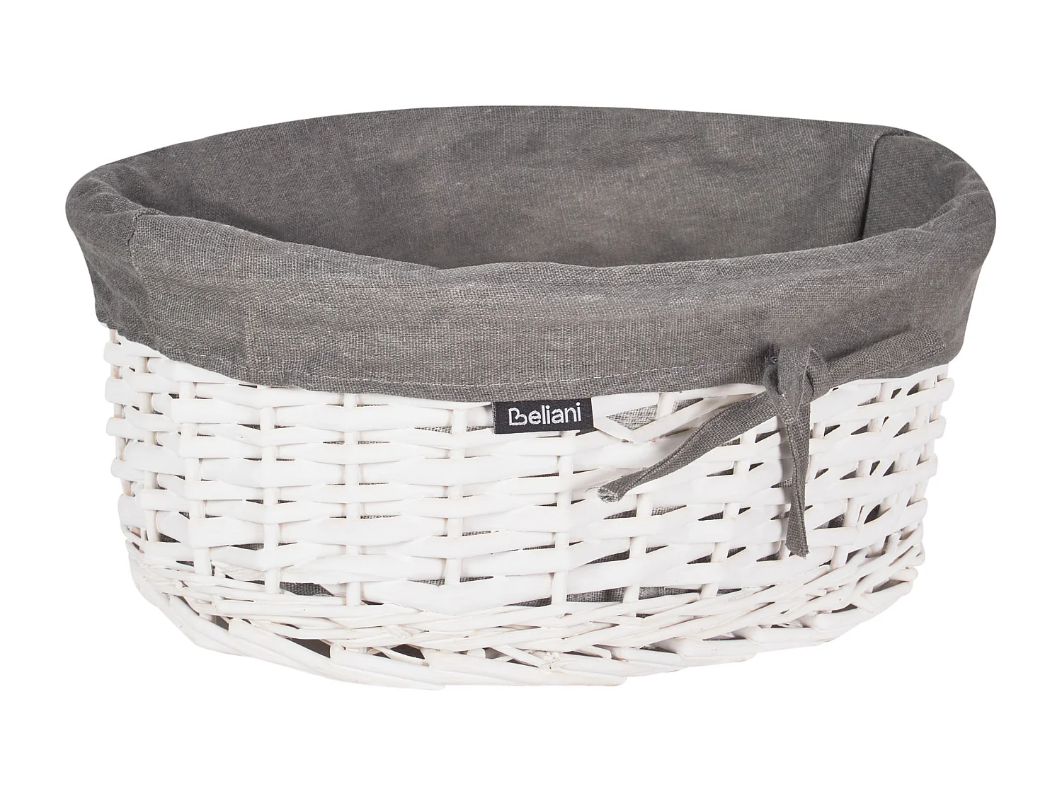 Lot de 5 paniers VAKARI Bois de saule Gris 55/89 L