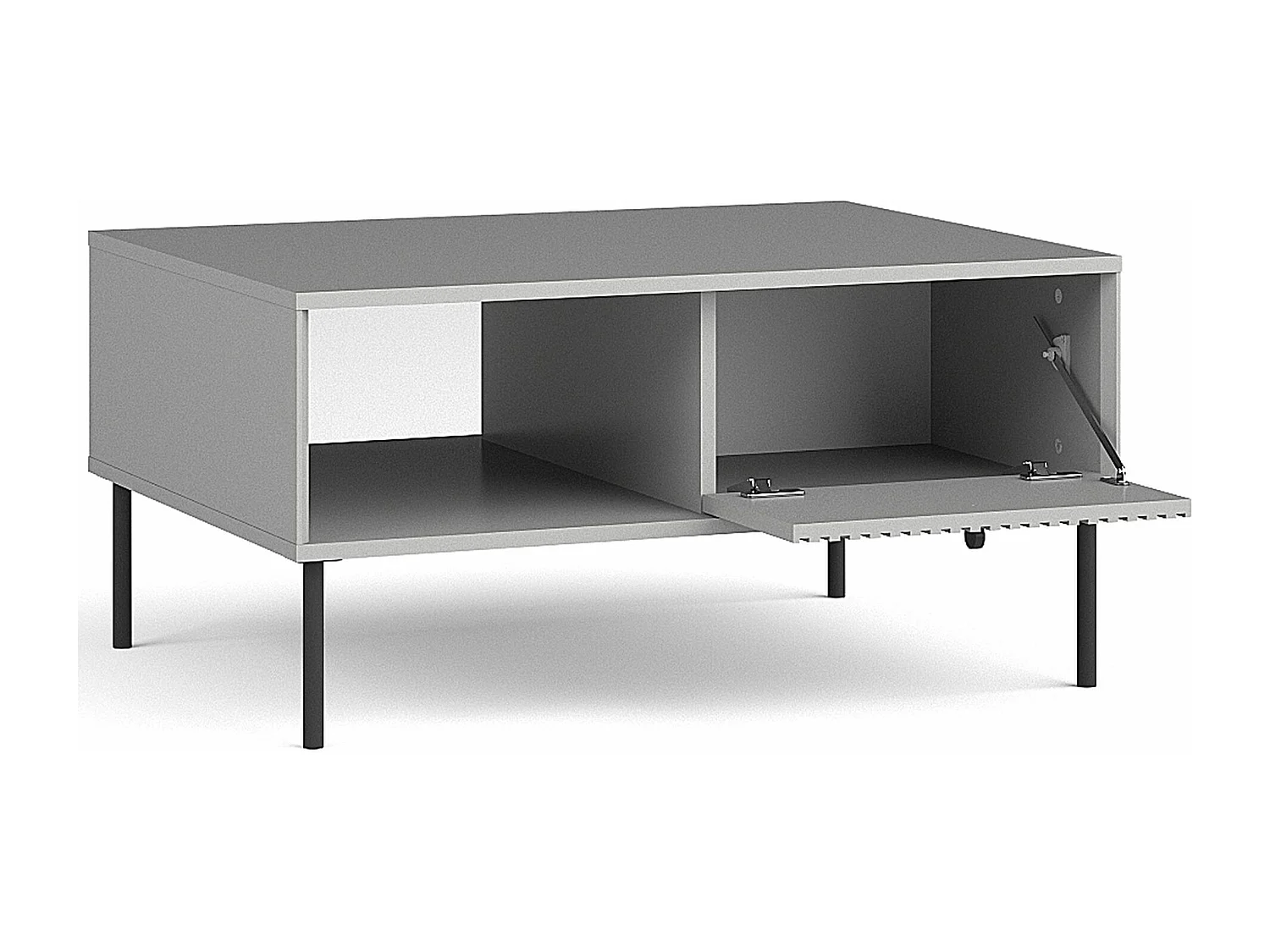 COUCHTISCH Iris grau matt 87 / 66 / 43,2cm