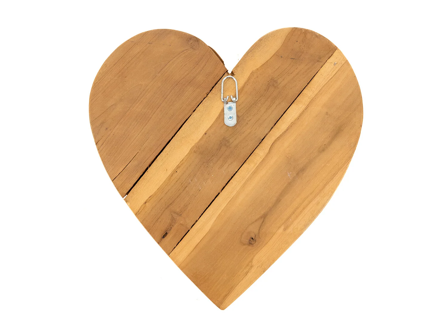 Décor mural Coeur en racine de teck