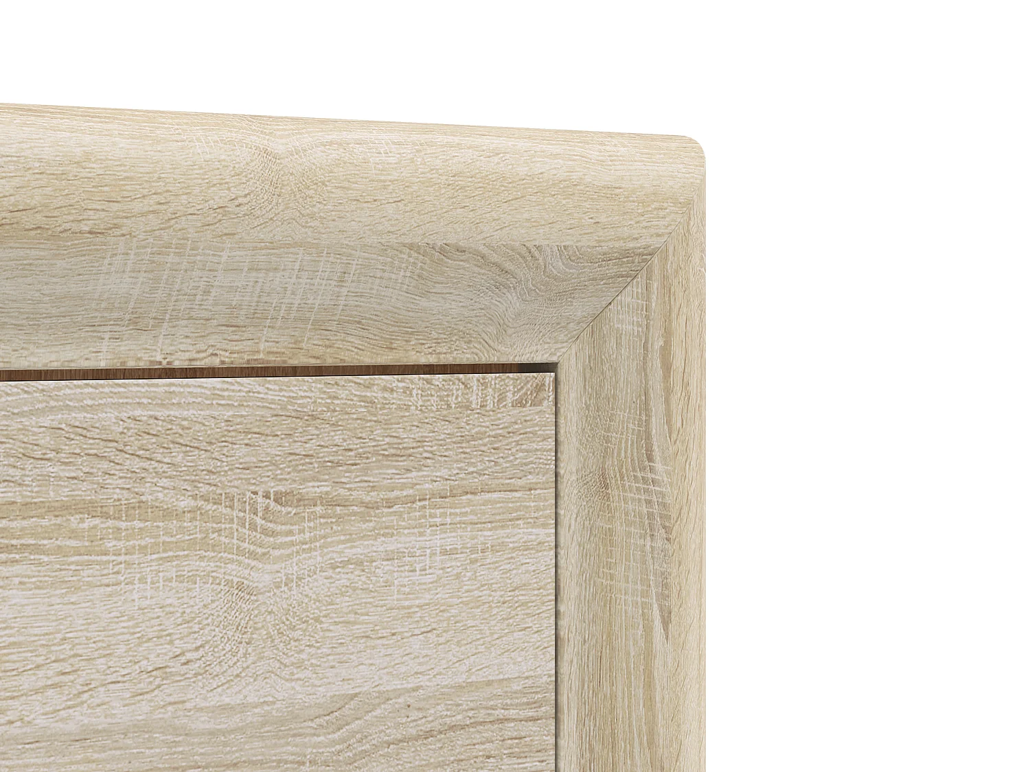 VITRINE Castel Sonoma Eiche hell / Sonoma Eiche Trüffel 55 / 43 / 201cm