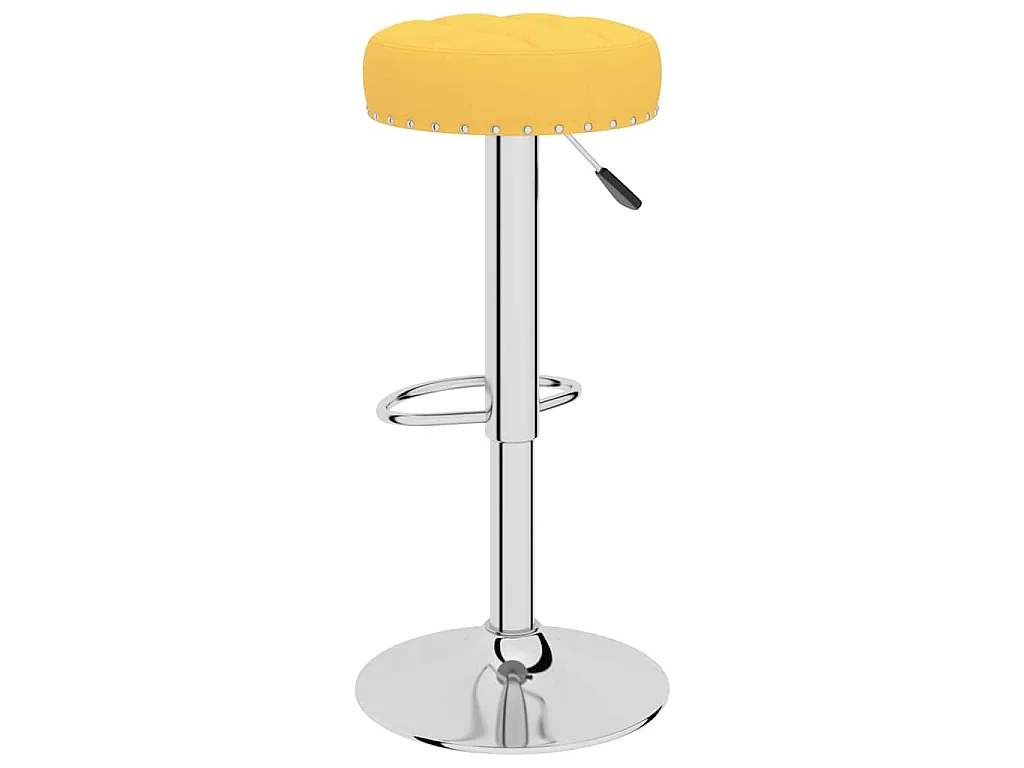 Barhocker 2 Stk. Senfgelb Stoff