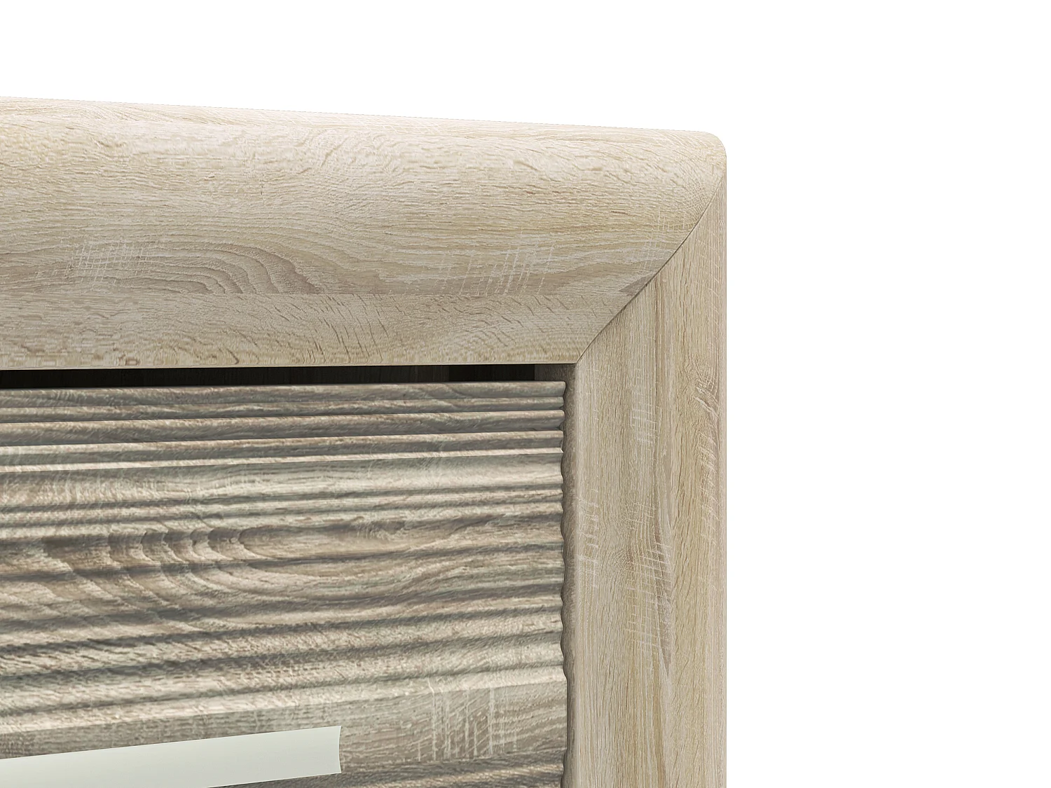 KOMMODE Castel Sonoma Eiche hell / Sonoma Eiche Trüffel 138 / 43 / 94cm