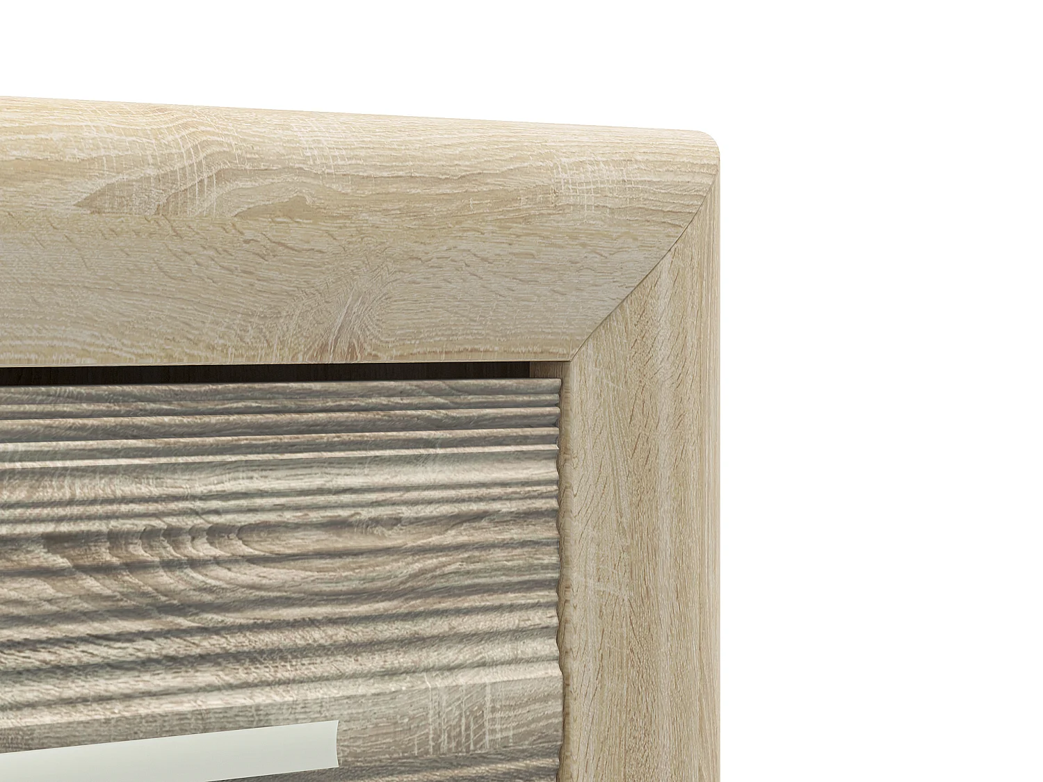 KOMMODE Castel Sonoma Eiche hell / Sonoma hell Trüffel 138 / 43 / 94cm