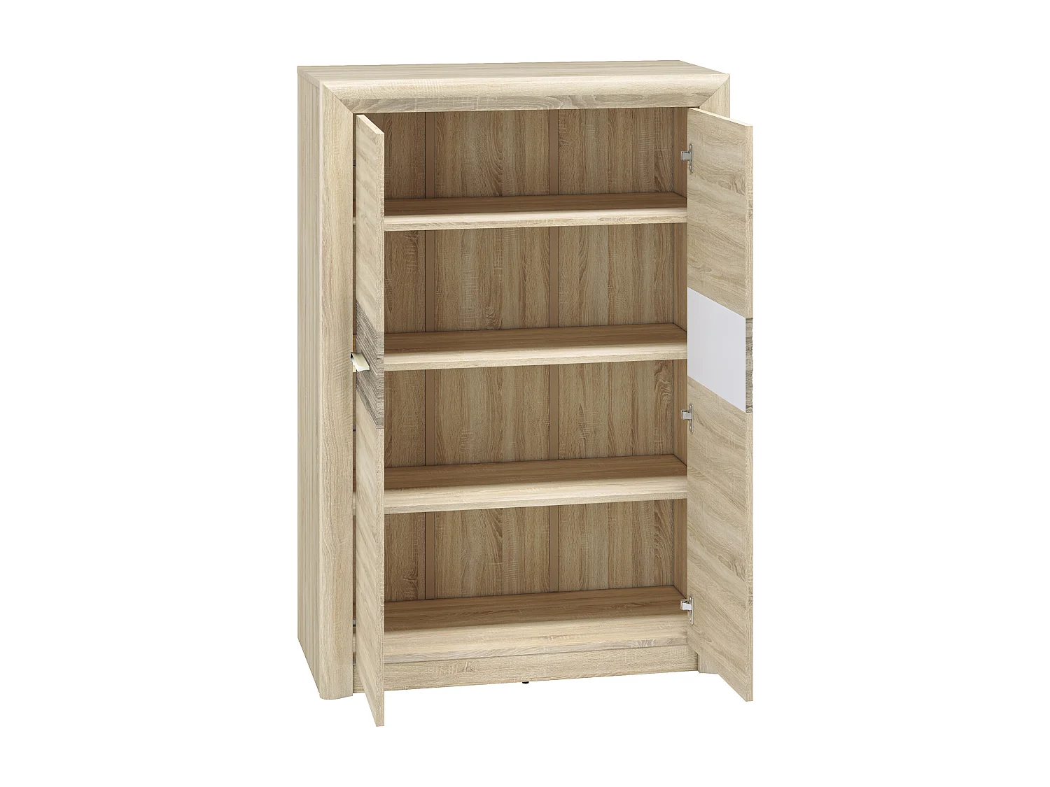 HIGHBOARD Castel Sonoma Eiche / Sonoma Trüffel 92 / 43 / 133cm