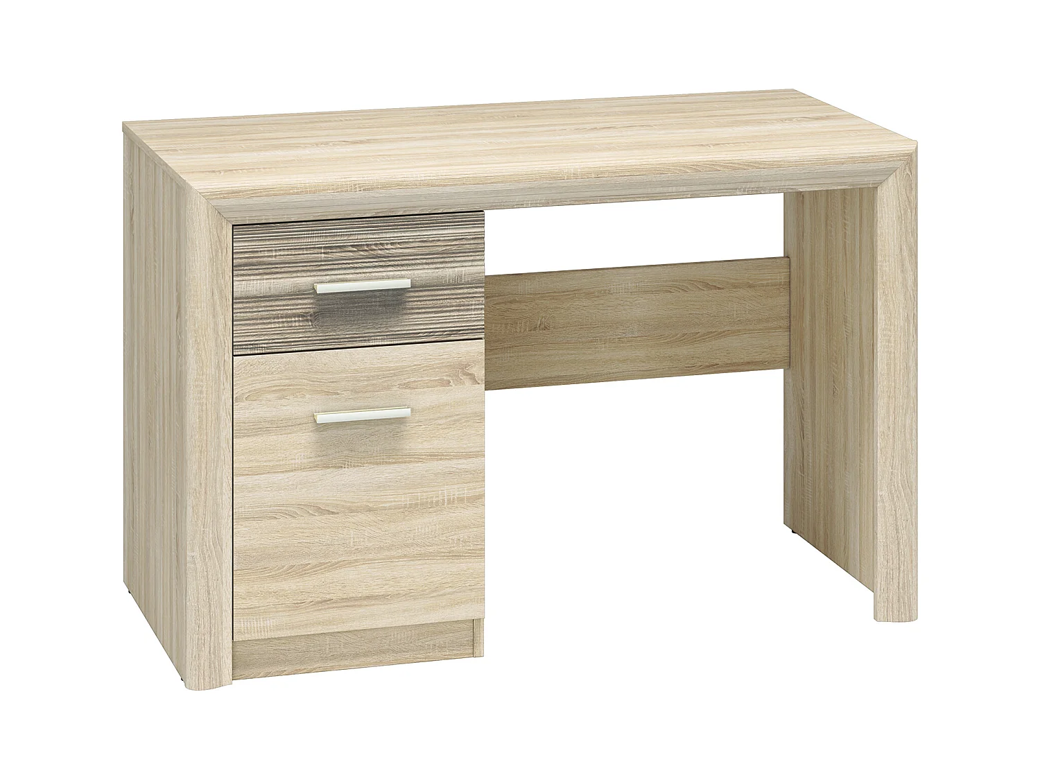 SCHREIBTISCH Castel Sonoma Eiche / Sonoma Eiche Trüffel 120 / 58 / 78cm