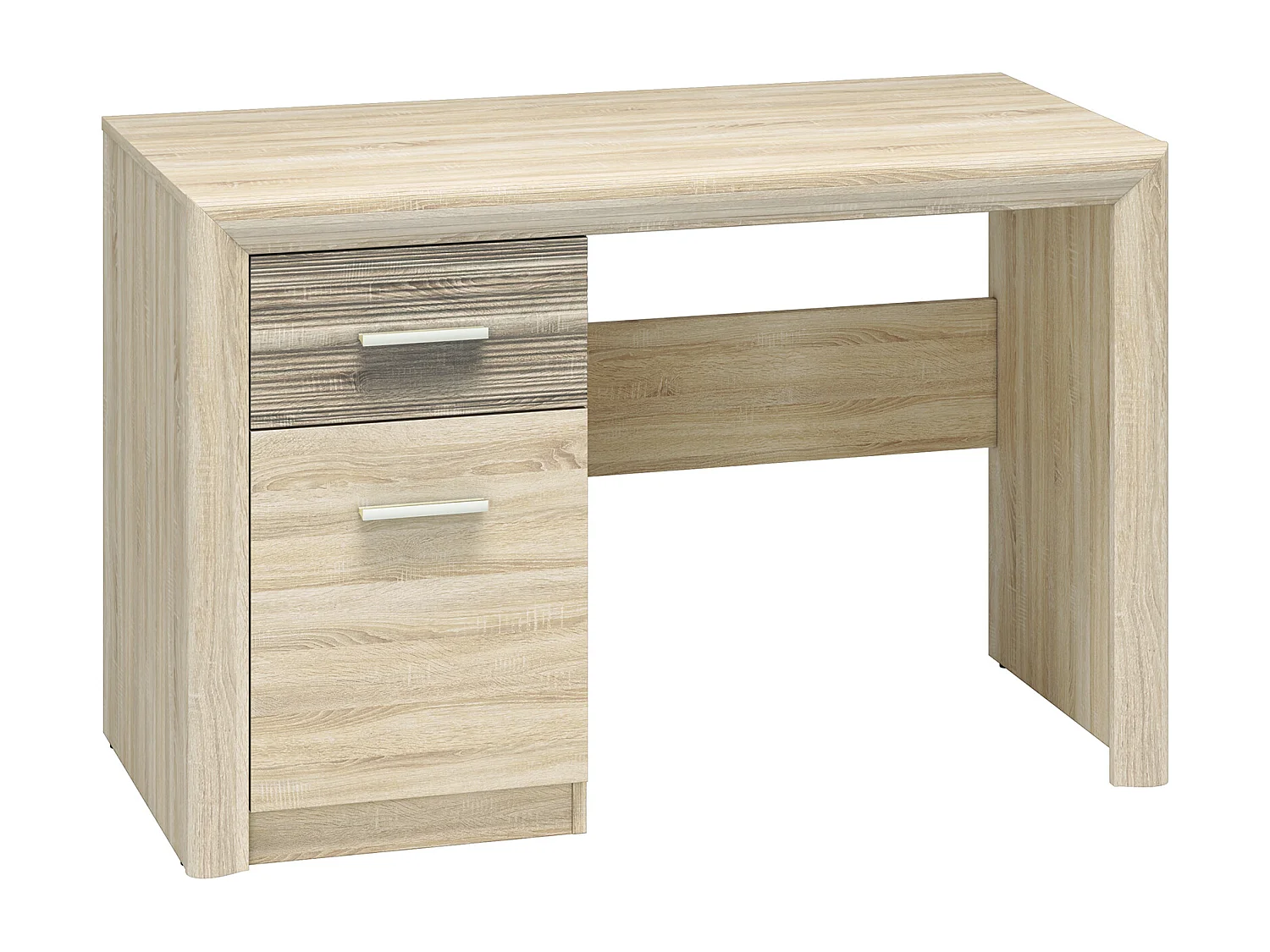 SCHREIBTISCH Castel Sonoma Eiche / Sonoma Eiche Trüffel 120 / 58 / 78cm