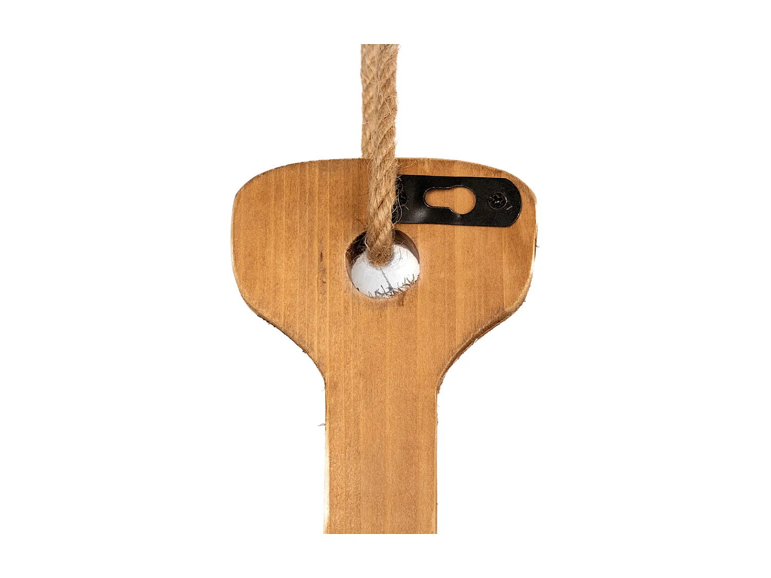 Patère rame en  bois peint