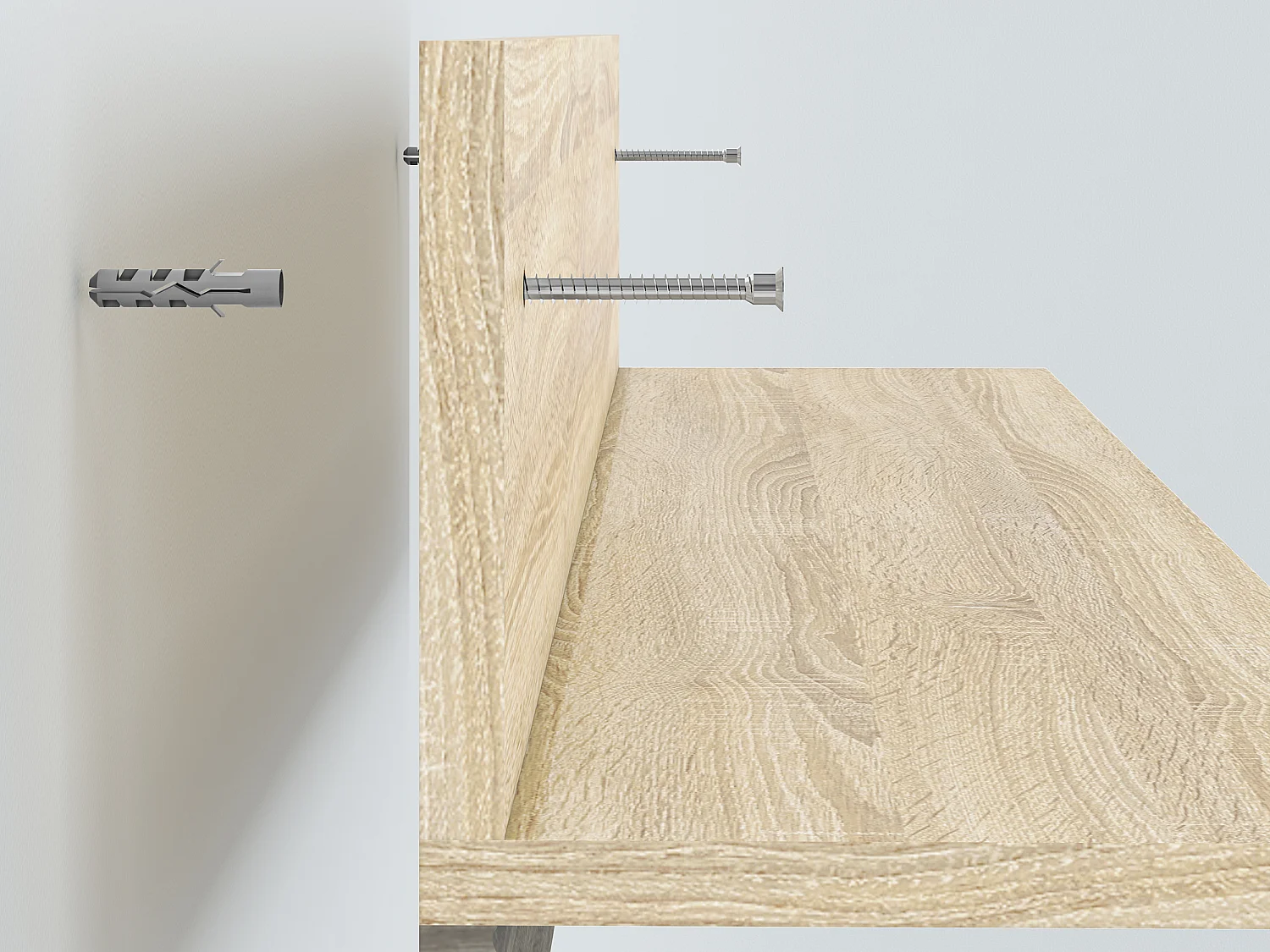 WANDREGAL Castel Sonoma Eiche hell / Sonoma Eiche Trüffel 92 / 21 / 24cm