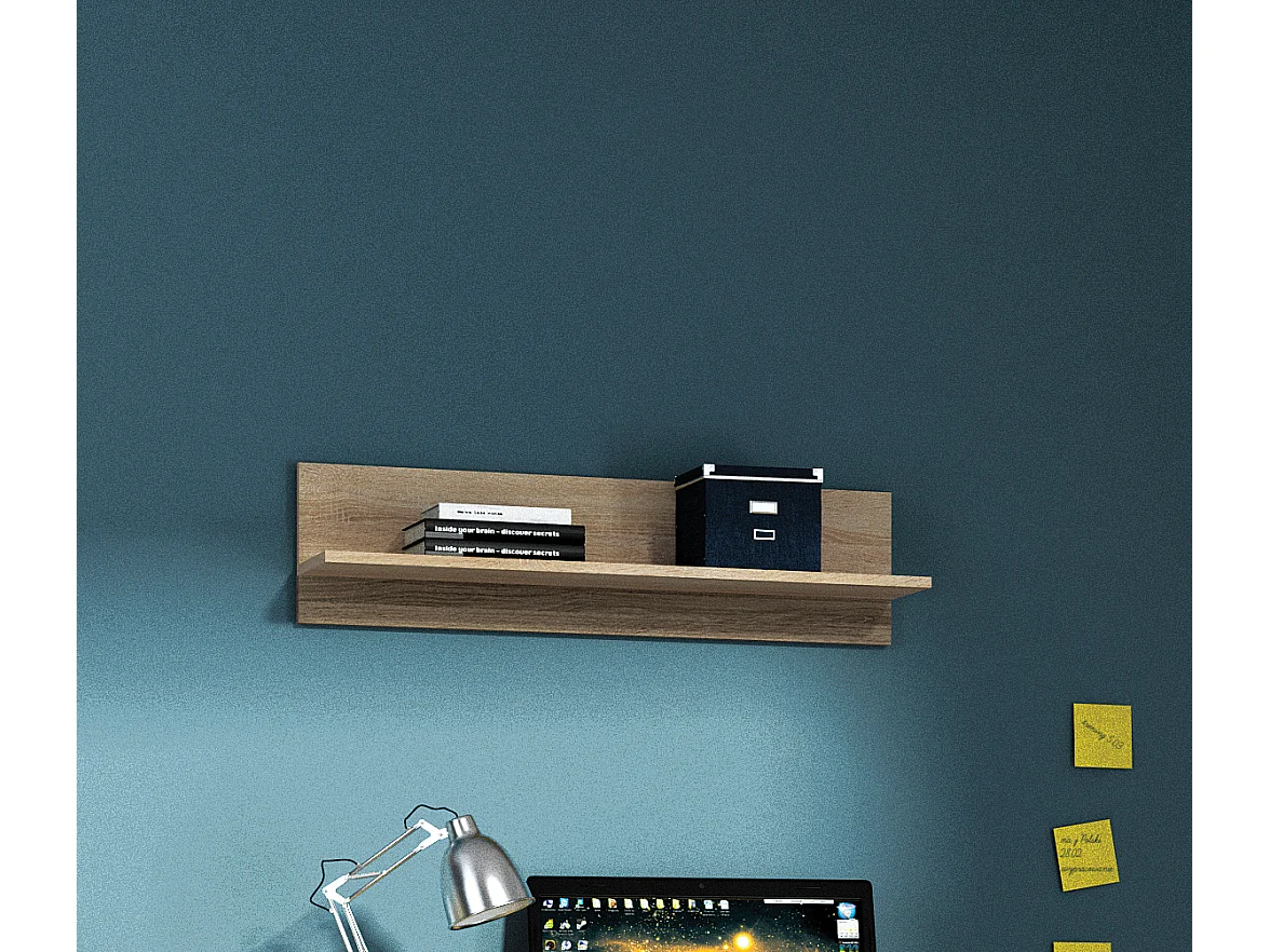 WANDREGAL Castel Sonoma Eiche hell / Sonoma Eiche Trüffel 92 / 21 / 24cm