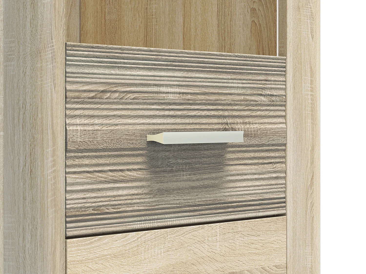 WOHNWAND Castel Sonoma Eiche / Sonoma Eiche Trüffel 4-teilig