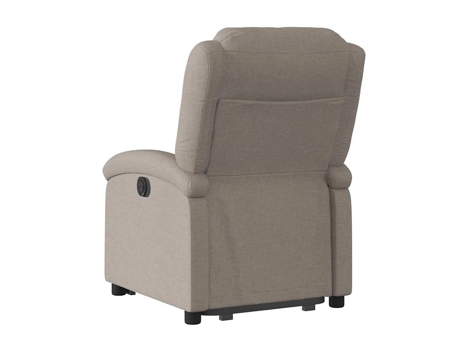 Fauteuil inclinable taupe tissu