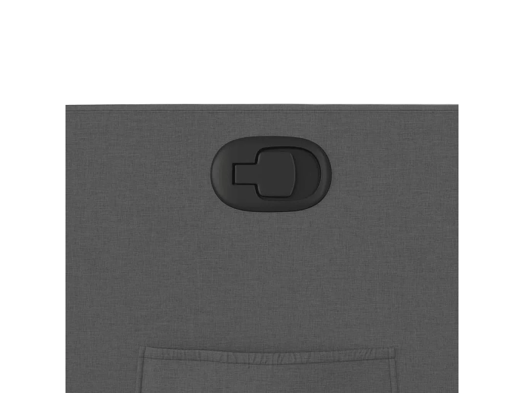 Fauteuil inclinable Gris foncé Tissu