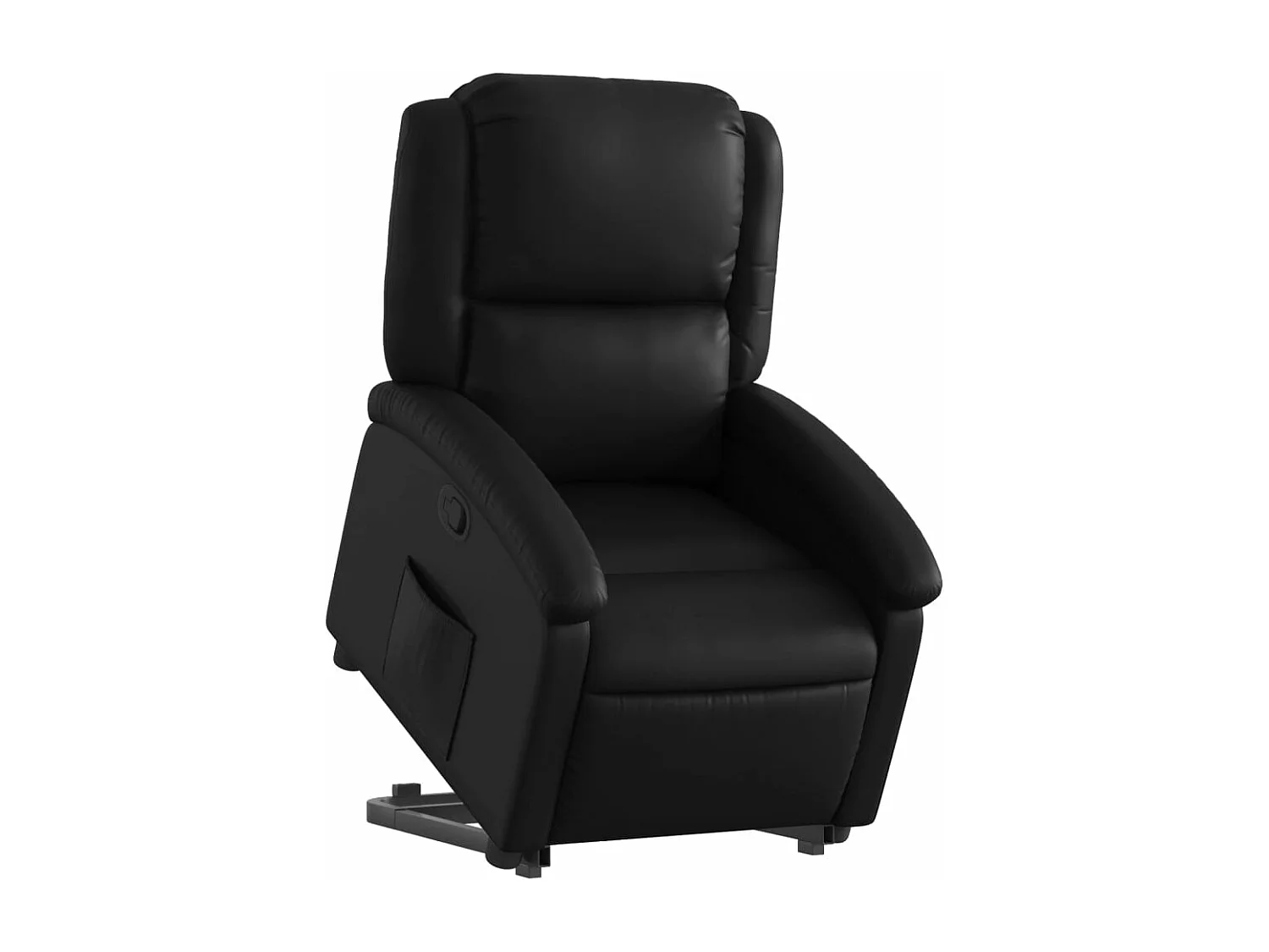 Fauteuil inclinable Noir Similicuir
