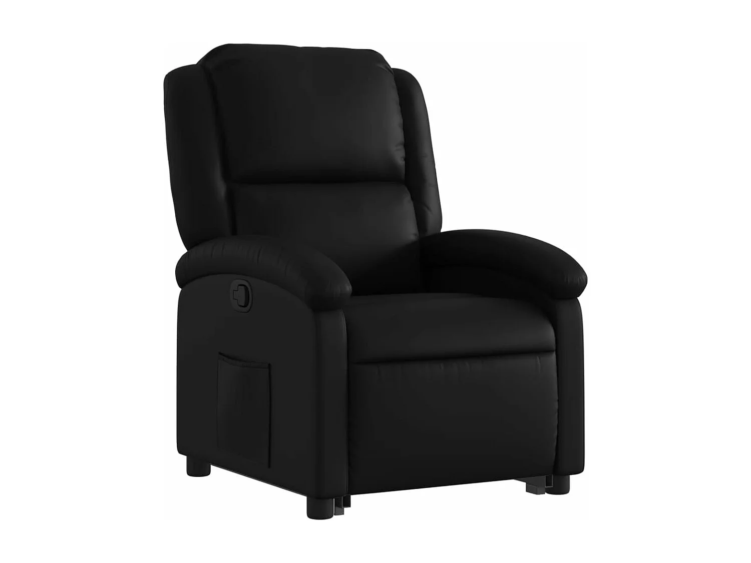 Fauteuil inclinable Noir Similicuir