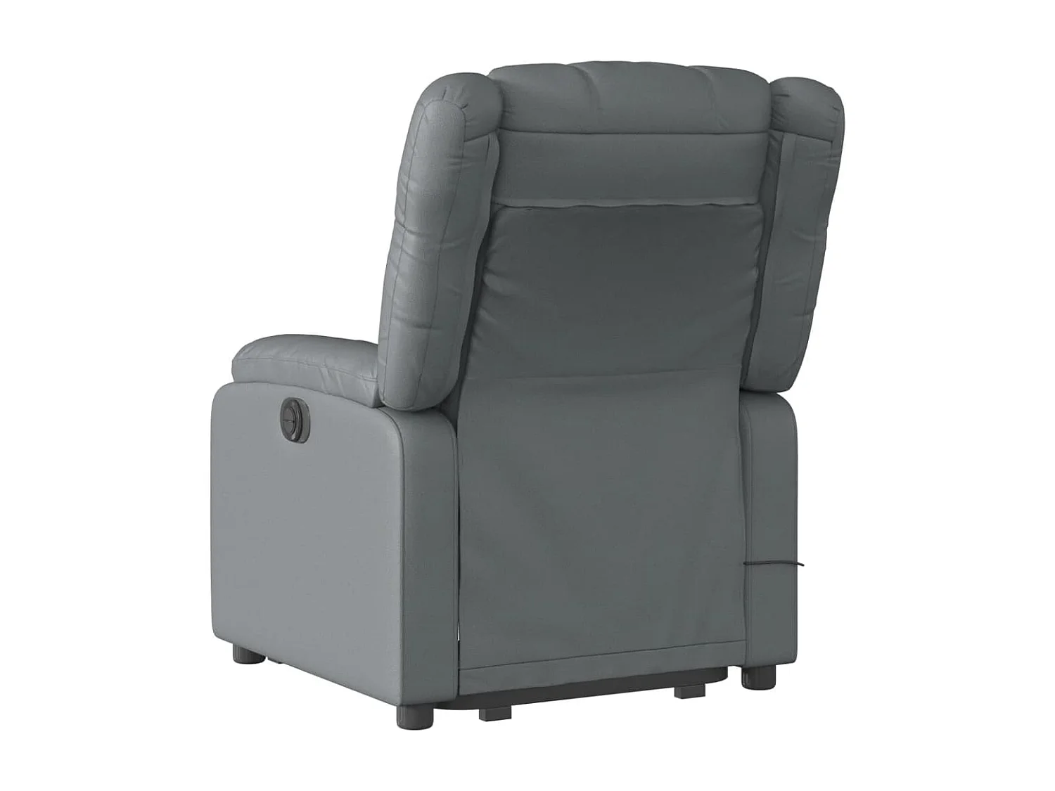 Fauteuil inclinable de massage Gris Similicuir