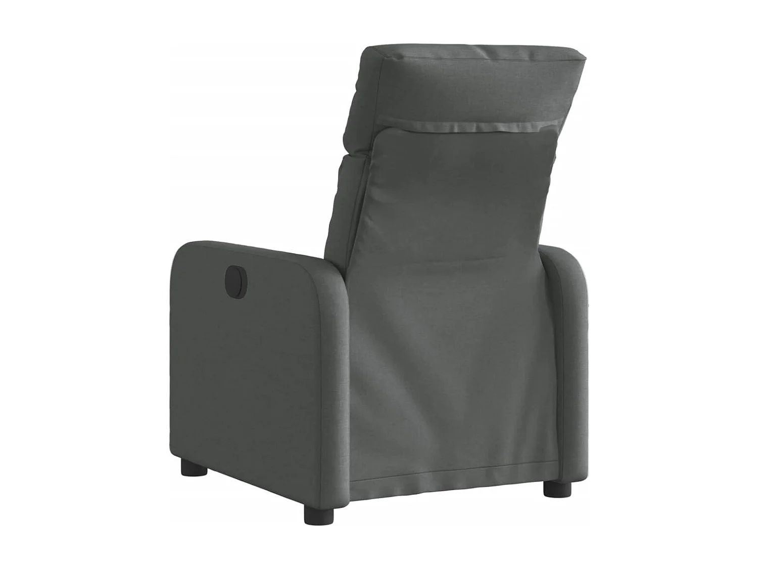 Fauteuil inclinable électrique Gris foncé Tissu