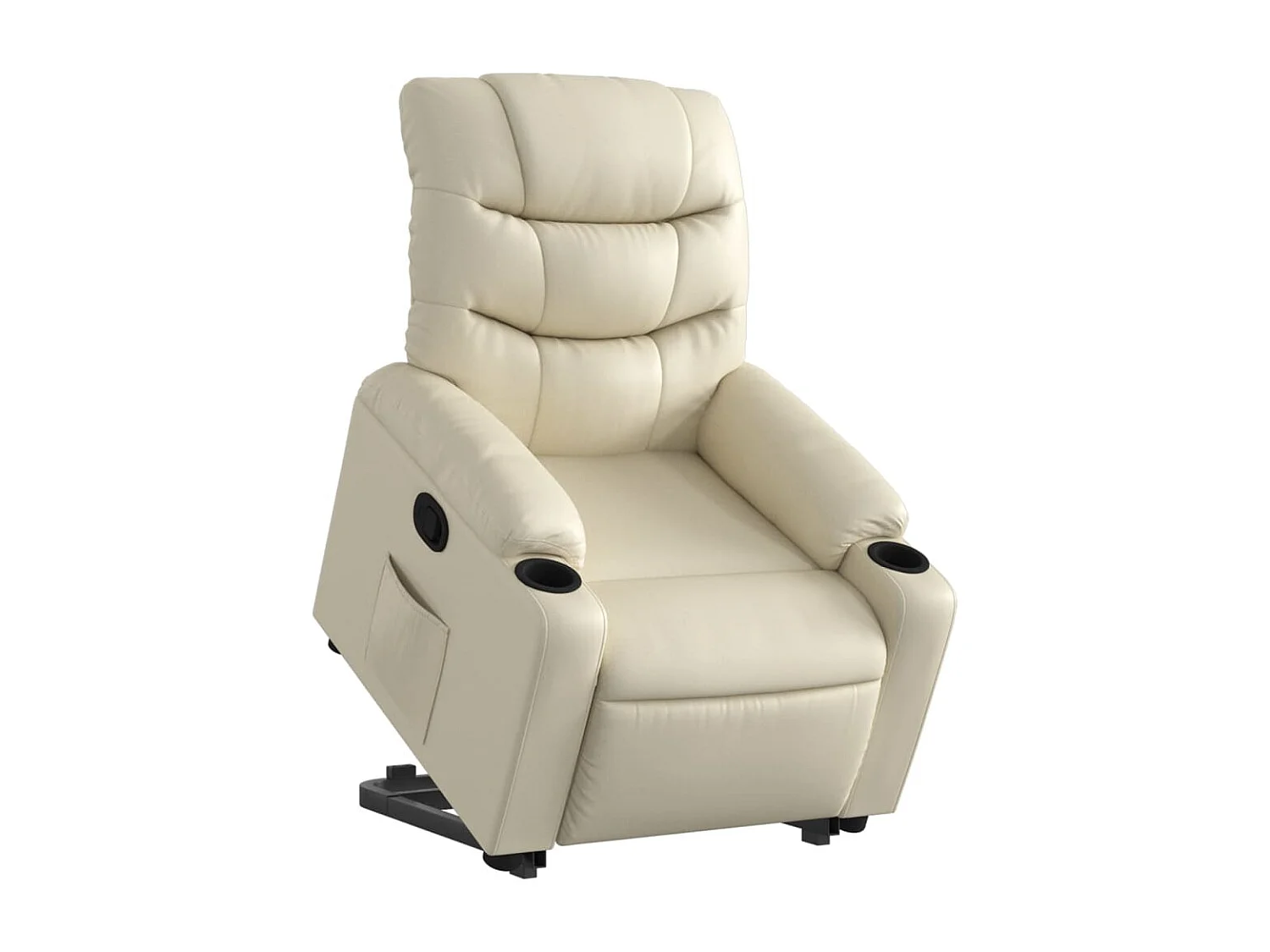 Fauteuil inclinable Crème Similicuir