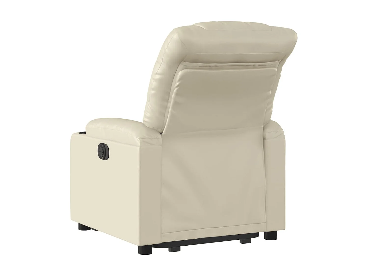 Fauteuil inclinable Crème Similicuir