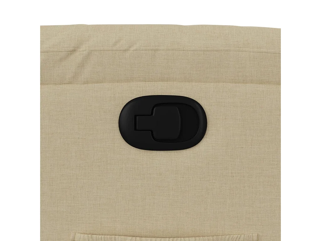 Fauteuil inclinable Crème Tissu