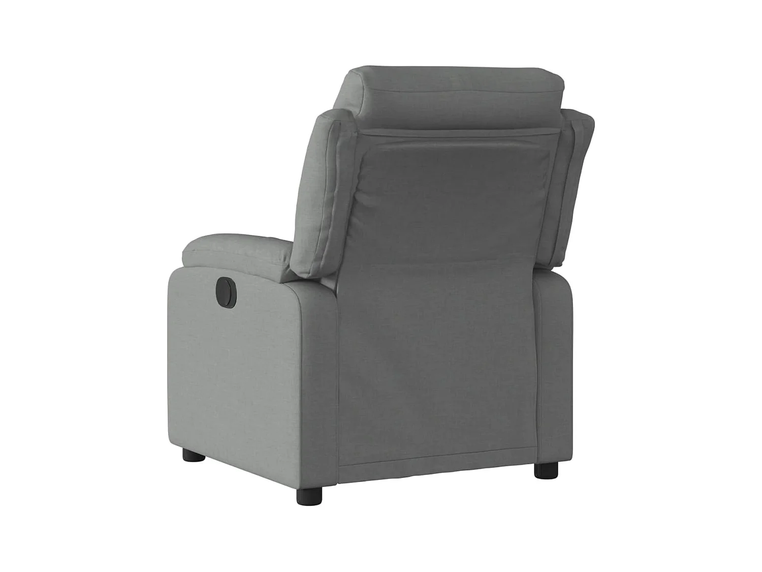 Fauteuil inclinable électrique Gris foncé Tissu