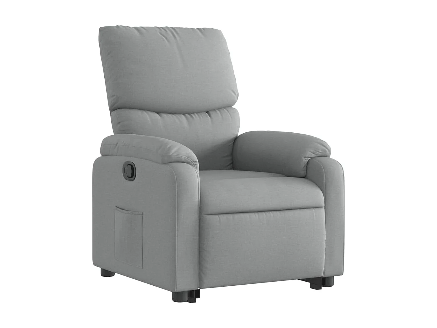 Fauteuil inclinable Gris clair Tissu