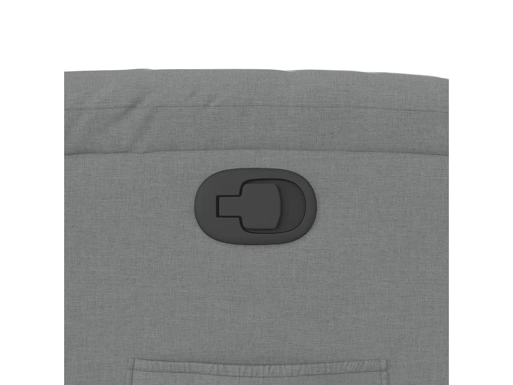 Fauteuil inclinable Gris clair Tissu