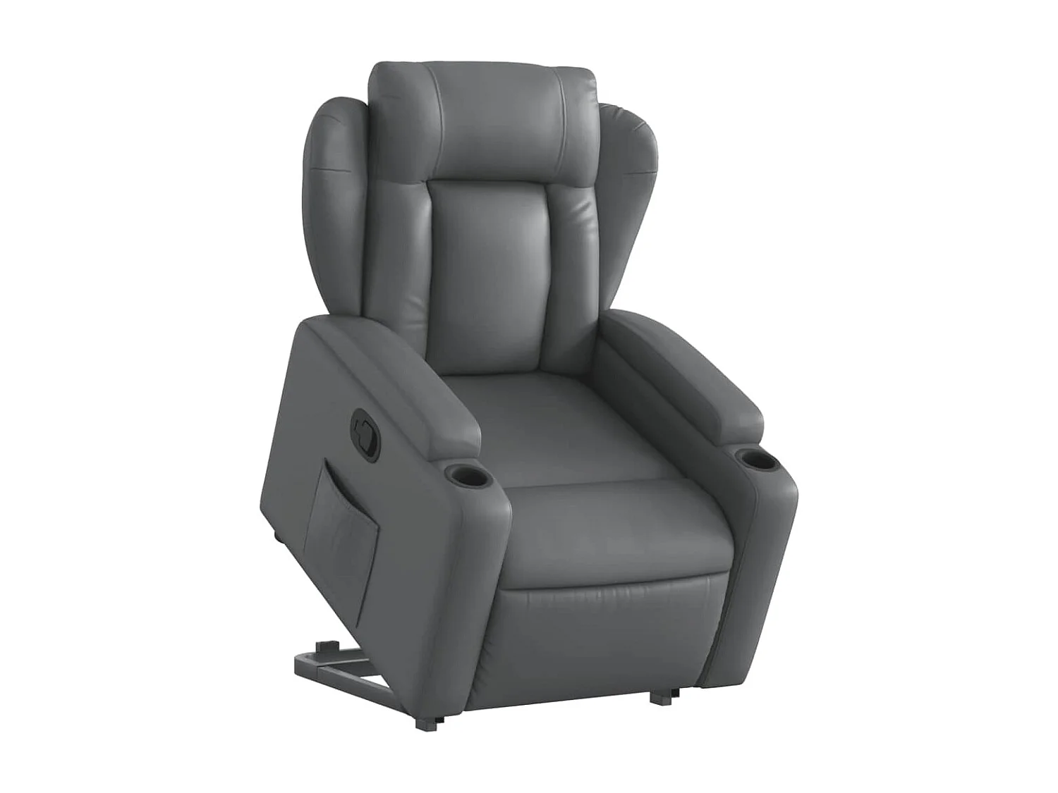 Fauteuil inclinable Gris Similicuir