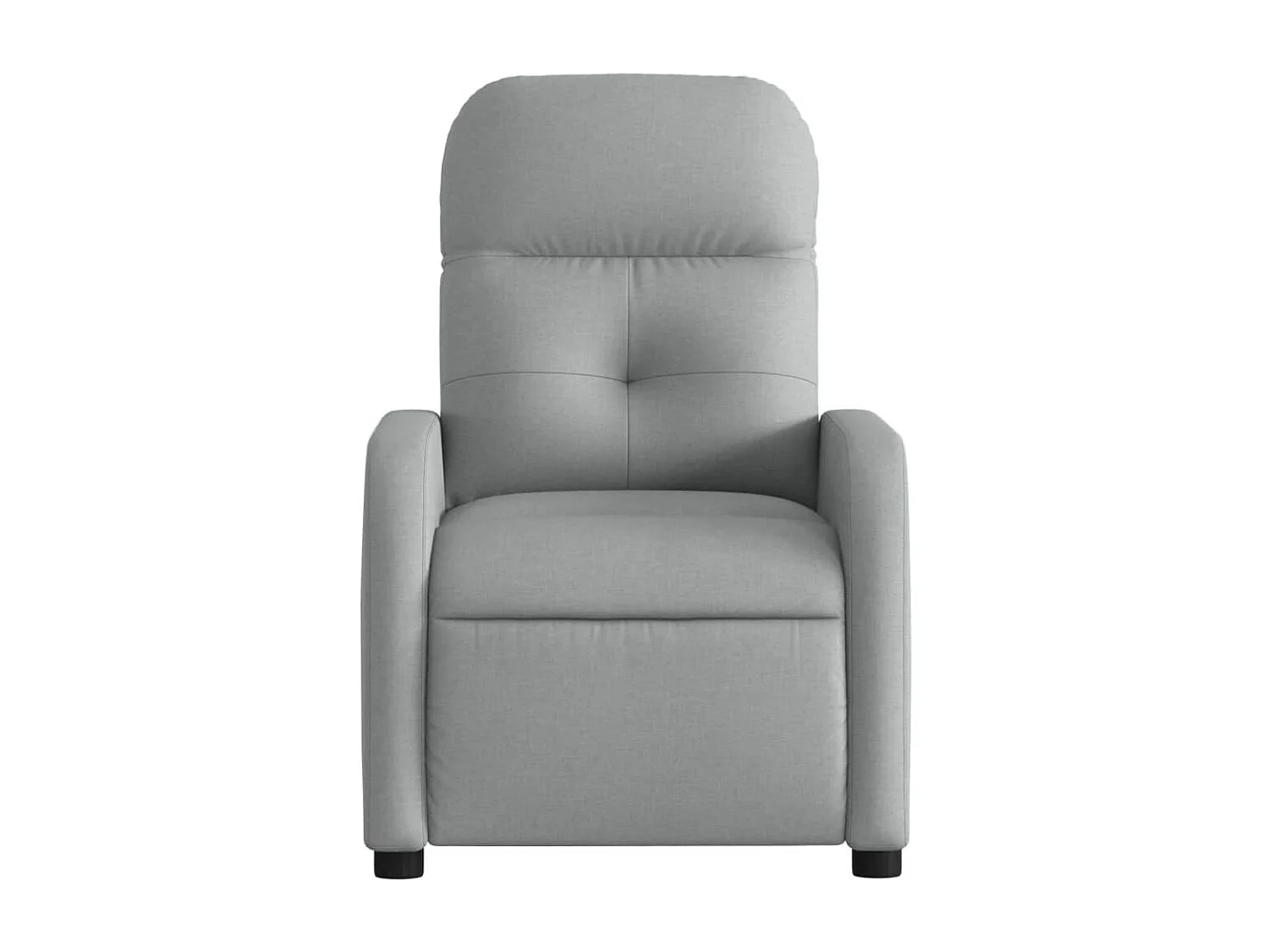 Fauteuil inclinable électrique Gris clair Tissu