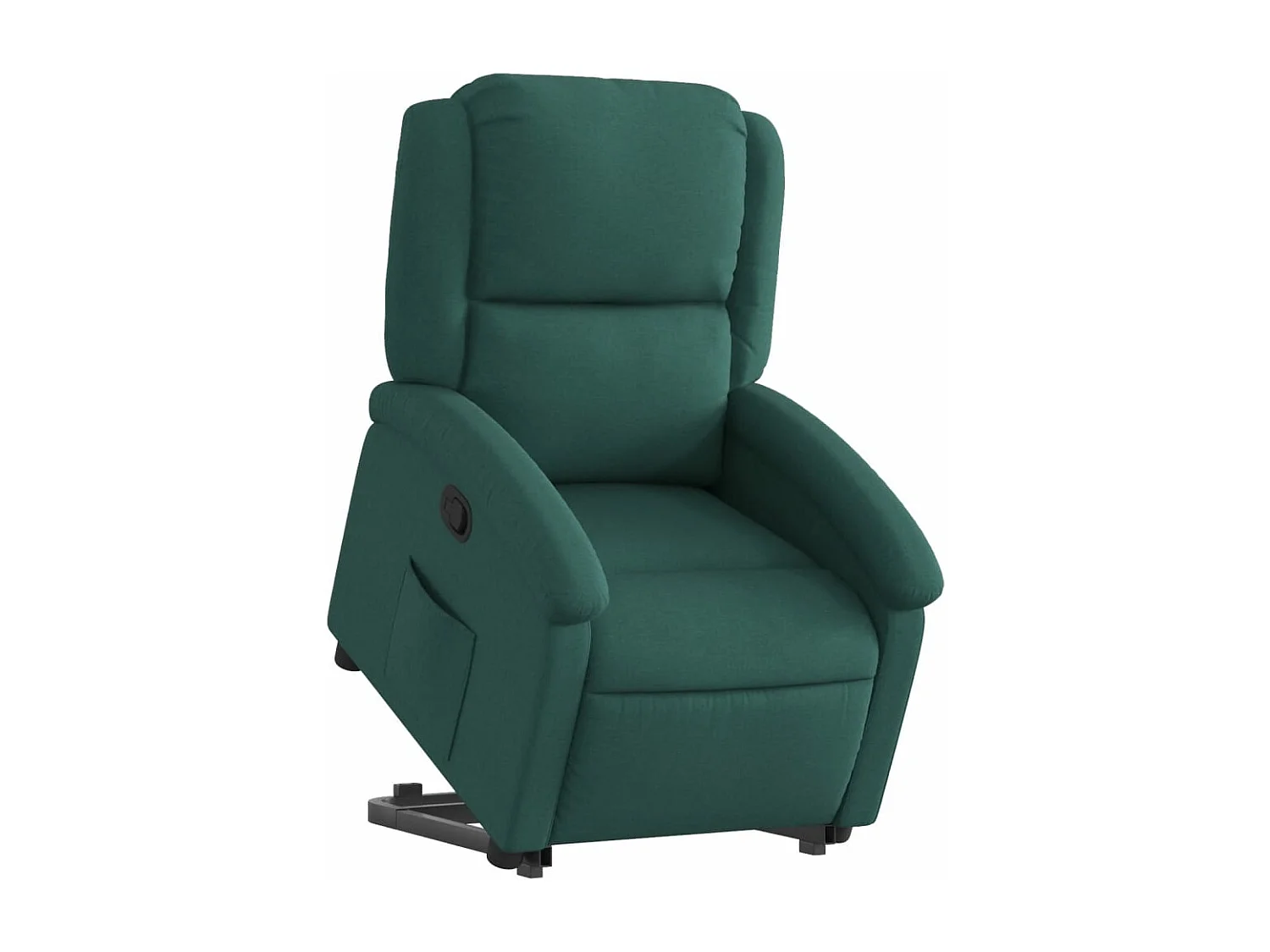Fauteuil inclinable vert foncé tissu