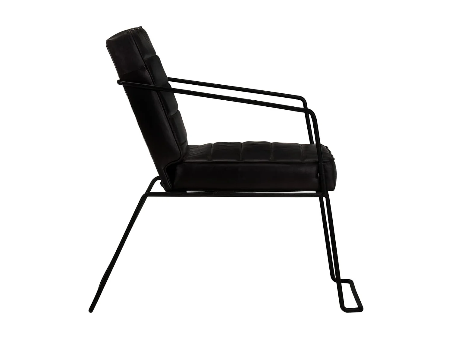 Fauteuil Noir Cuir véritable