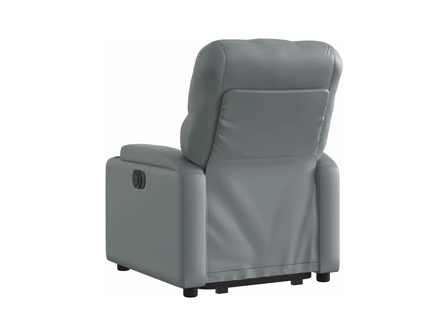 Fauteuil inclinable électrique gris similicuir