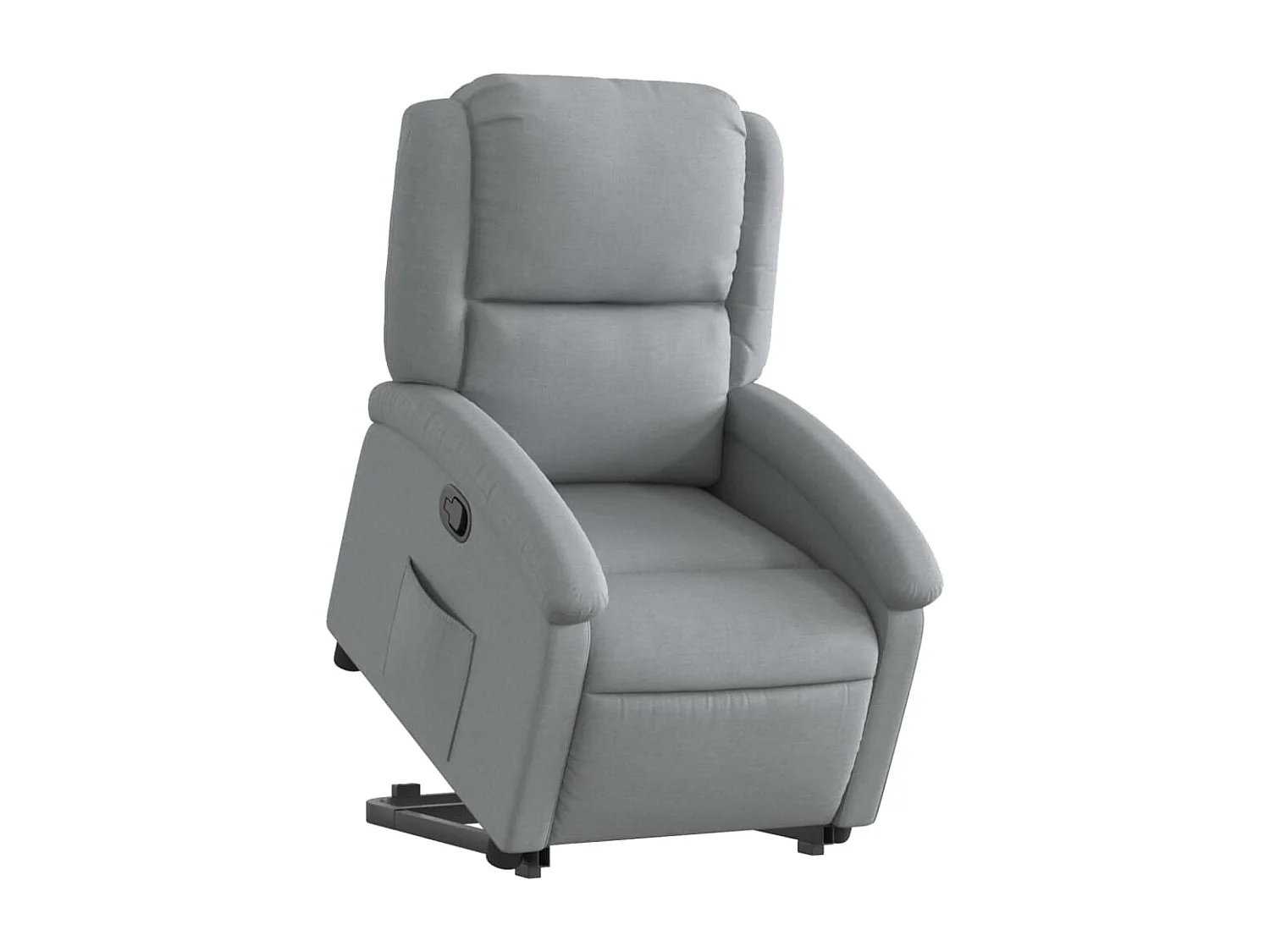 Fauteuil inclinable Gris clair Tissu