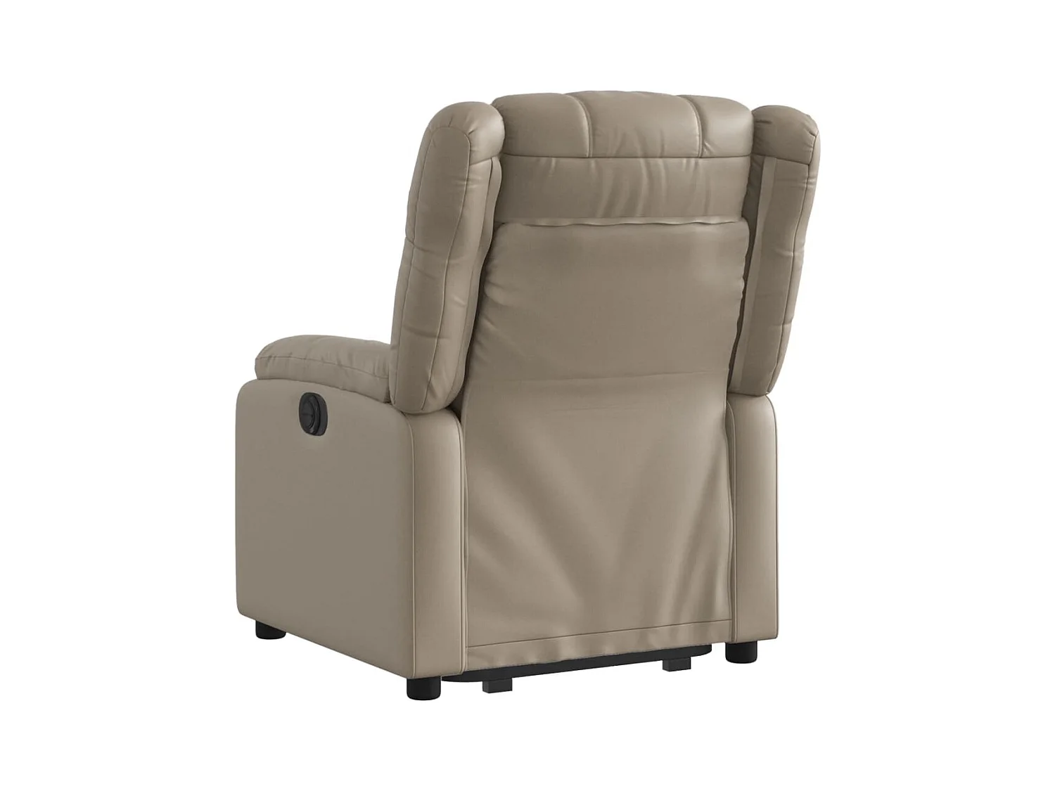 Poltrona Alzapersona Reclinante Elettrica Cappuccino Similpelle