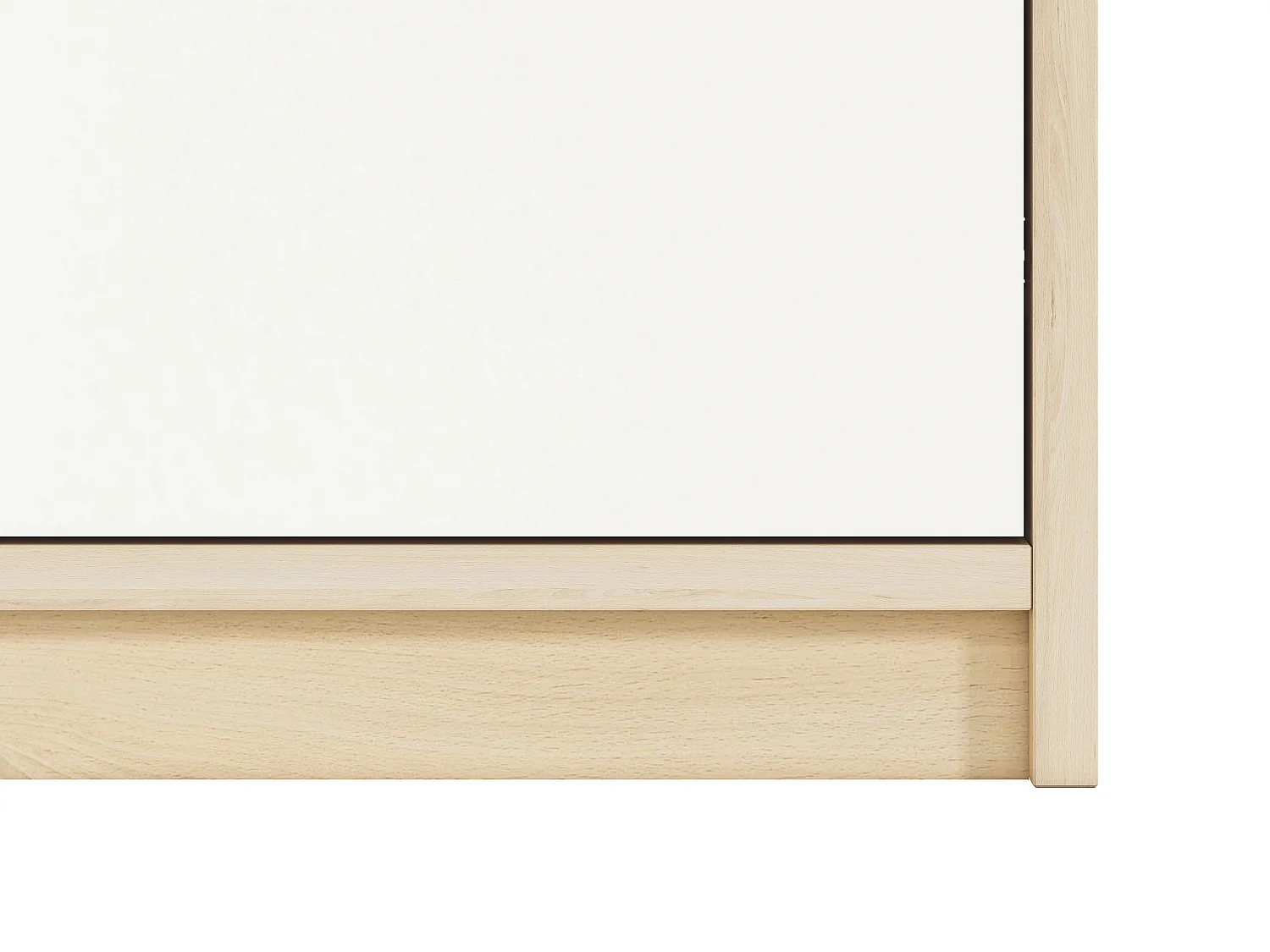 KOMMODE Drop Fjord Buche / weiß / grau 138 / 40 / 94cm