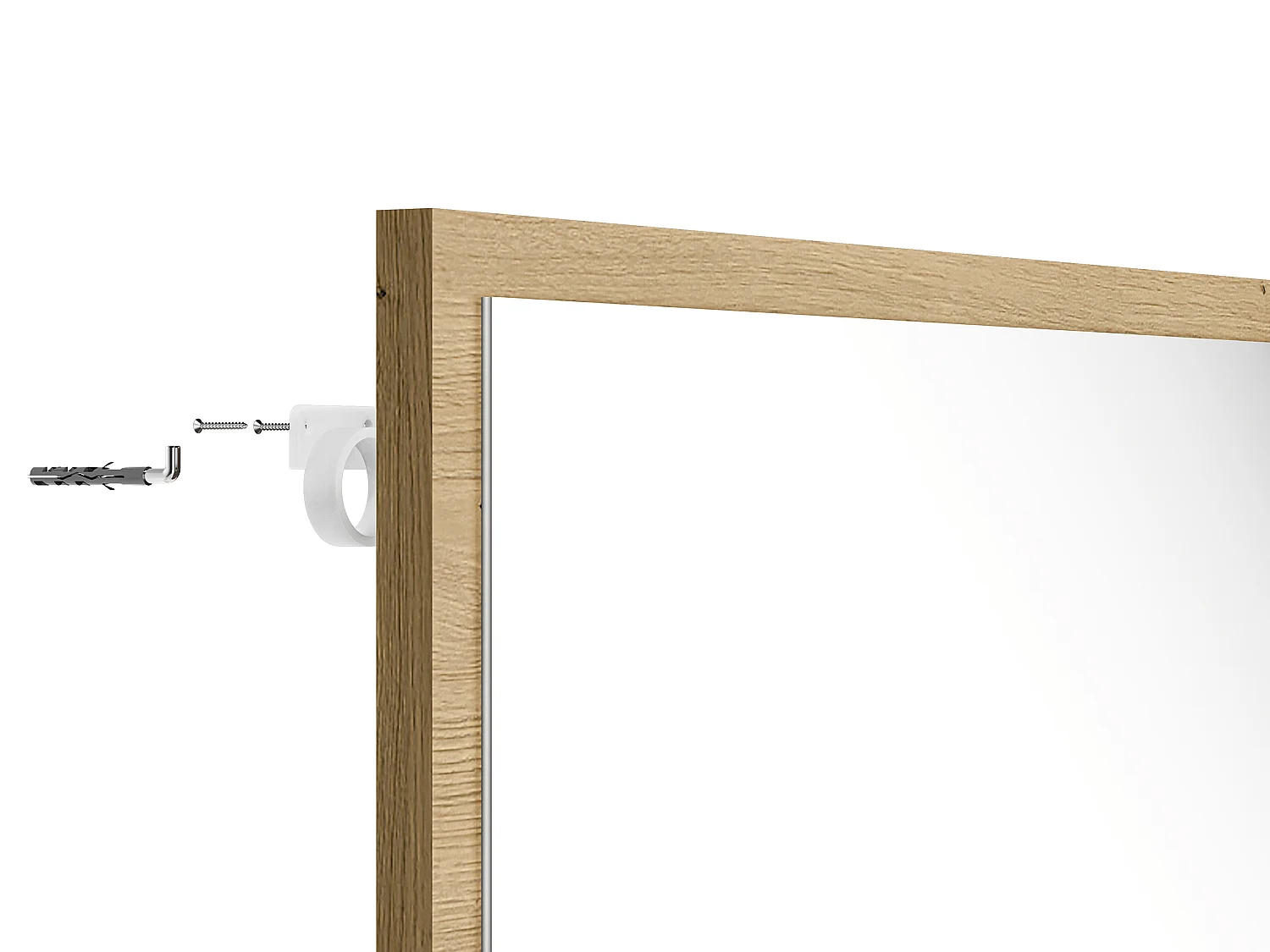 SPIEGEL Nevio Artisan Eiche 50 / 2 / 56cm