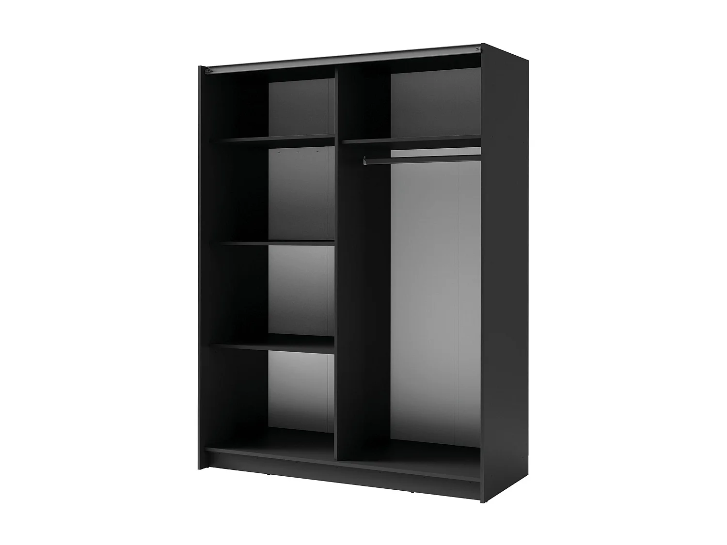 SCHWEBETÜRENSCHRANK Gozo Graphit 150 / 62 / 198cm