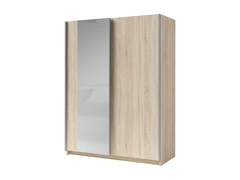 SCHWEBETÜRENSCHRANK Gozo Sonoma Eiche / Spiegel 150 / 62 / 198cm